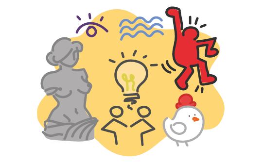 illustration thème graphisme